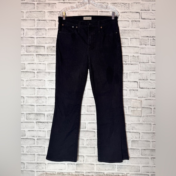 Madewell Pants - Madewell Cali Demi Boot Charcoal Denim Pants bootcut size 31 T